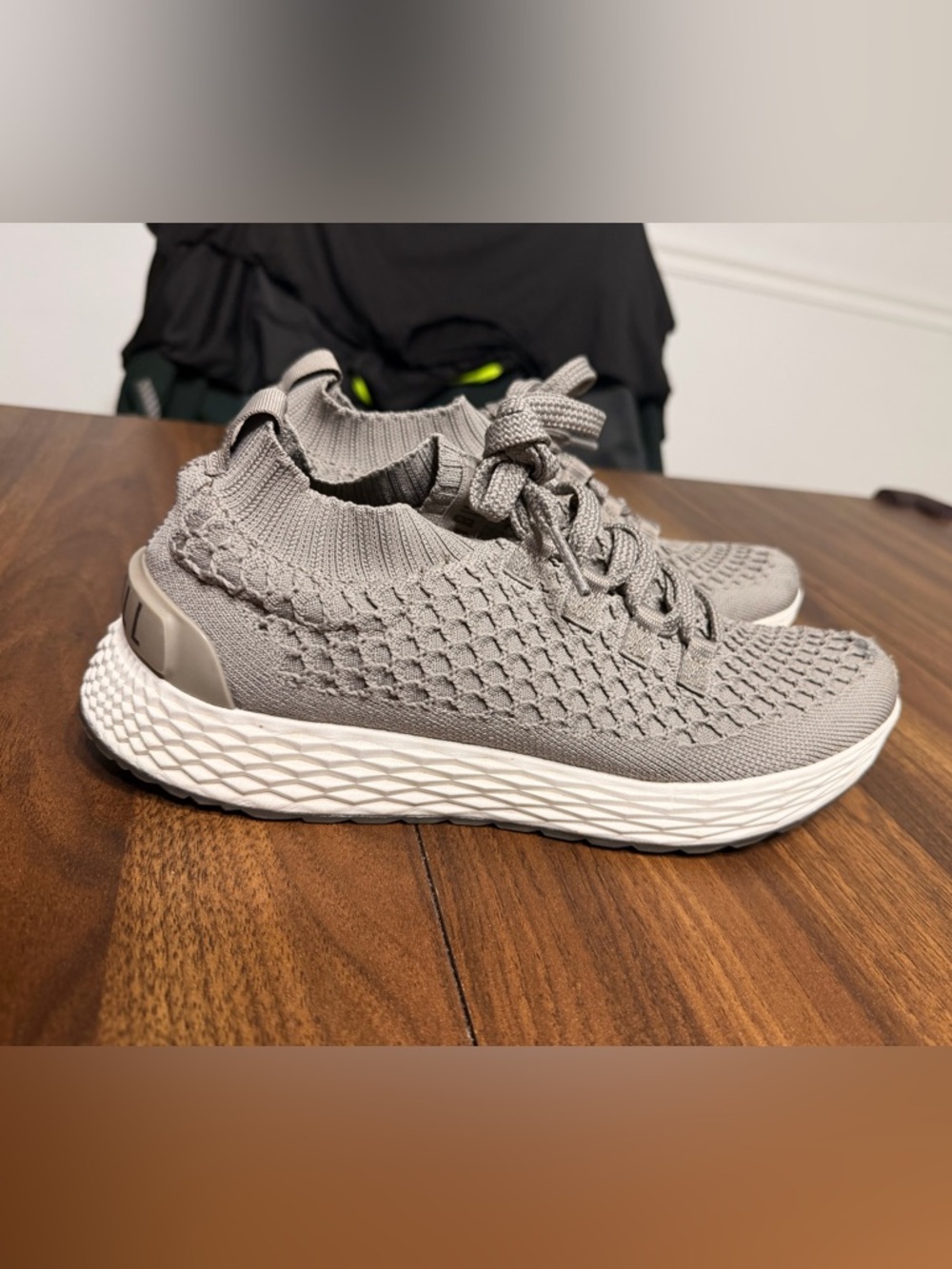 NOBULL Gray Knit Slip-On Trainer